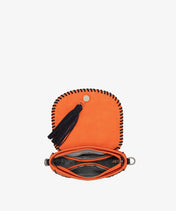 NFL Chicago Bears Studded Fringe Flap Crossbody Bag (Pre-Order)