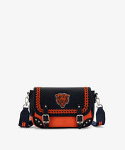 NFL Chicago Bears Western Braided Flap Crossbody Bag
