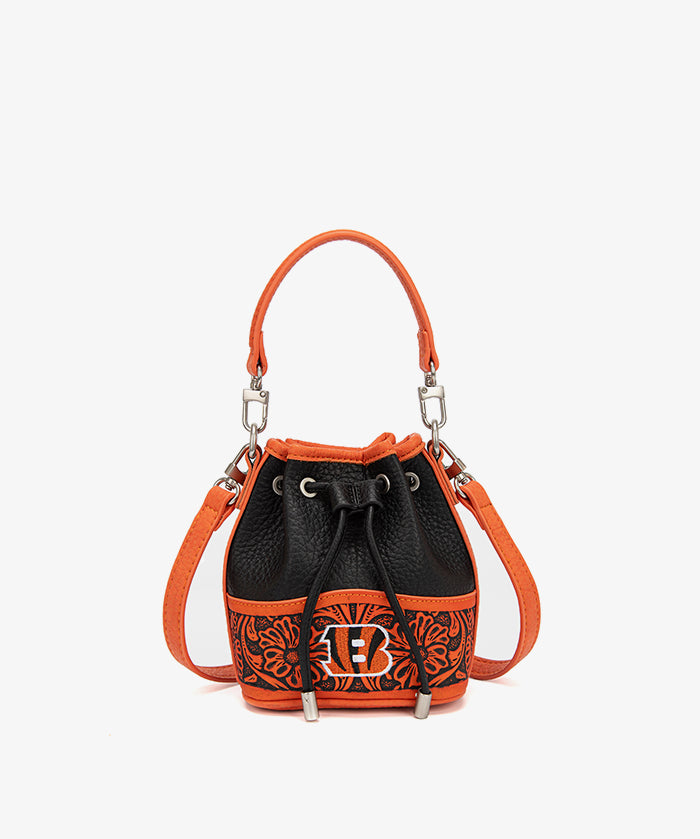 NFL Cincinnati Bengals Floral Bucket Bag