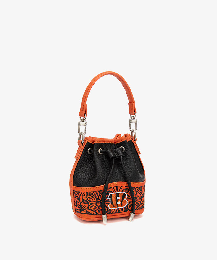 NFL Cincinnati Bengals Floral Bucket Bag