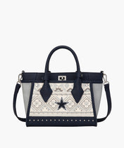 NFL Dallas Cowboys Aztec Pattern Handheld Tote Bag