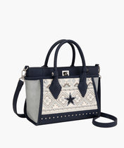 NFL Dallas Cowboys Aztec Pattern Handheld Tote Bag