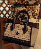 NFL Dallas Cowboys Aztec Pattern Handheld Tote Bag
