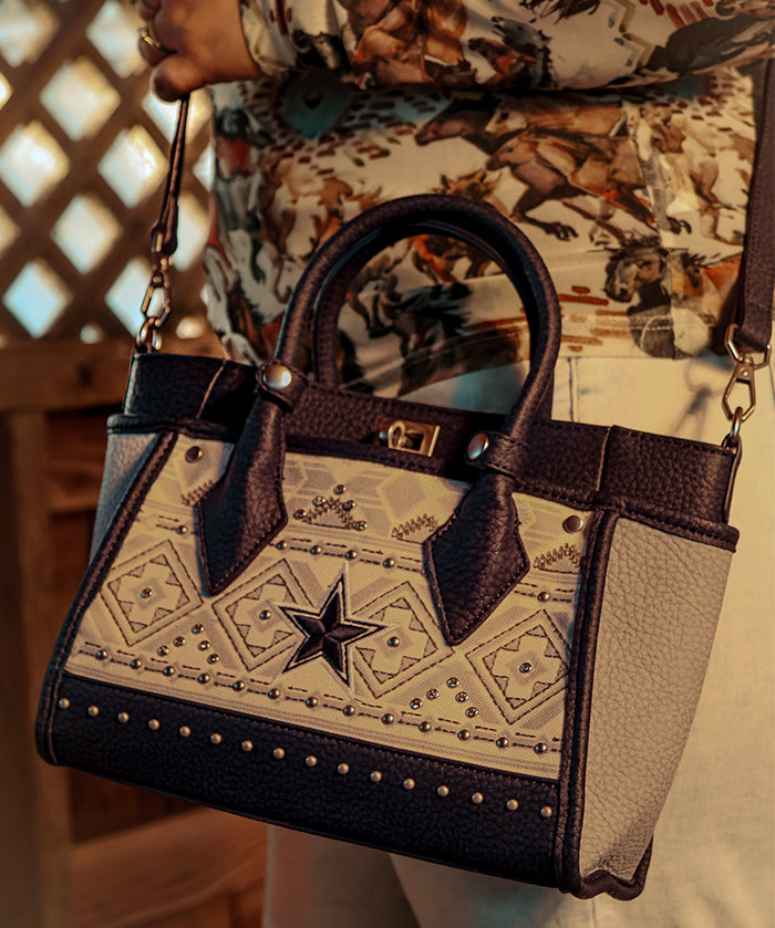 NFL Dallas Cowboys Aztec Pattern Handheld Tote Bag