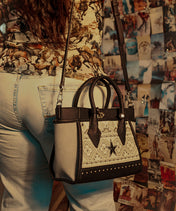 NFL Dallas Cowboys Aztec Pattern Handheld Tote Bag