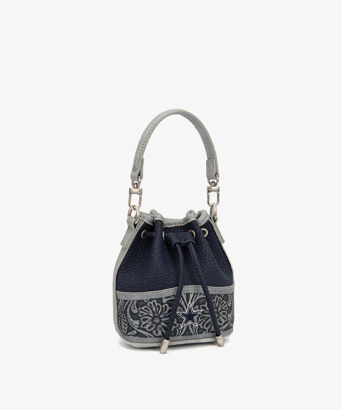 NFL Dallas Cowboys Floral Bucket Bag