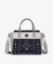 NFL Dallas Cowboys Floral Tooled Tote Bag