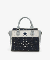 NFL Dallas Cowboys Floral Tooled Tote Bag