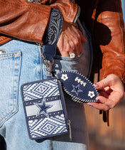 NFL Dallas Cowboys Football Wristlet Set