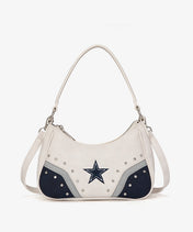NFL Dallas Cowboys Rivet Baguette Shoulder Bag