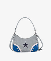 NFL Dallas Cowboys Rivet Baguette Shoulder Bag (Pre-Order)