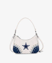 NFL Dallas Cowboys Rivet Baguette Shoulder Bag (Pre-Order)
