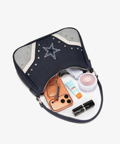 NFL Dallas Cowboys Rivet Baguette Shoulder Bag