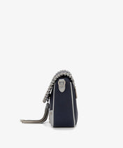 NFL Dallas Cowboys Studded Fringe Flap Crossbody Bag
