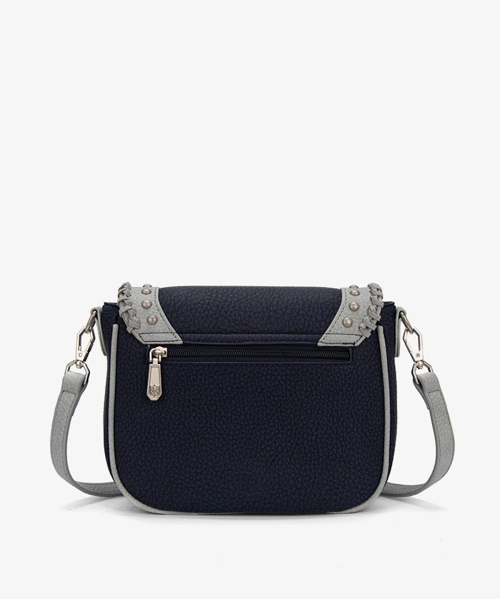 NFL Dallas Cowboys Studded Fringe Flap Crossbody Bag