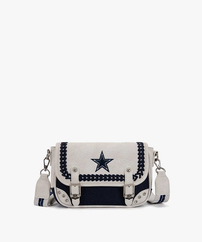 NFL Dallas Cowboys Western Braided Flap Crossbody Bag