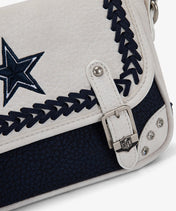 NFL Dallas Cowboys Western Braided Flap Crossbody Bag