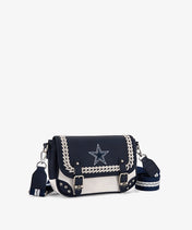 NFL Dallas Cowboys Western Braided Flap Crossbody Bag