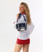 NFL Dallas Cowboys Western Braided Flap Crossbody Bag