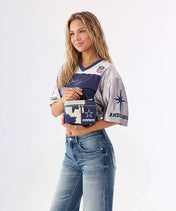 NFL Dallas Cowboys Western Canvas Crossbody Bag