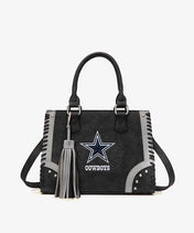 NFL Dallas Cowboys Whipstitch Fringe Tote Bag (Pre-Order)
