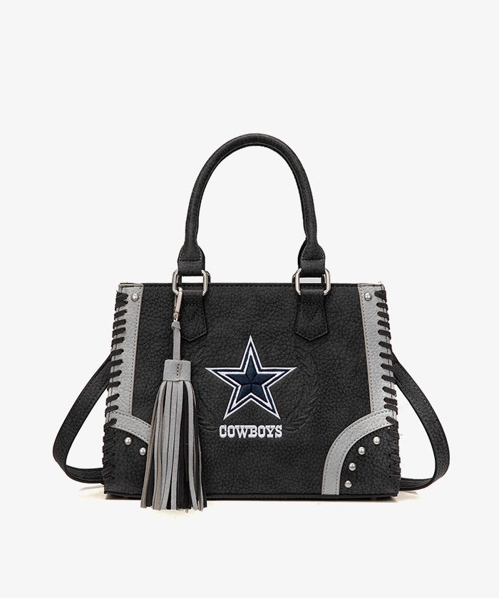 NFL Dallas Cowboys Whipstitch Fringe Tote Bag (Pre-Order)