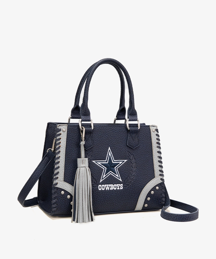 NFL Dallas Cowboys Whipstitch Fringe Tote Bag (Pre-Order)