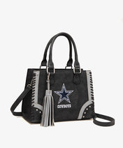 NFL Dallas Cowboys Whipstitch Fringe Tote Bag (Pre-Order)