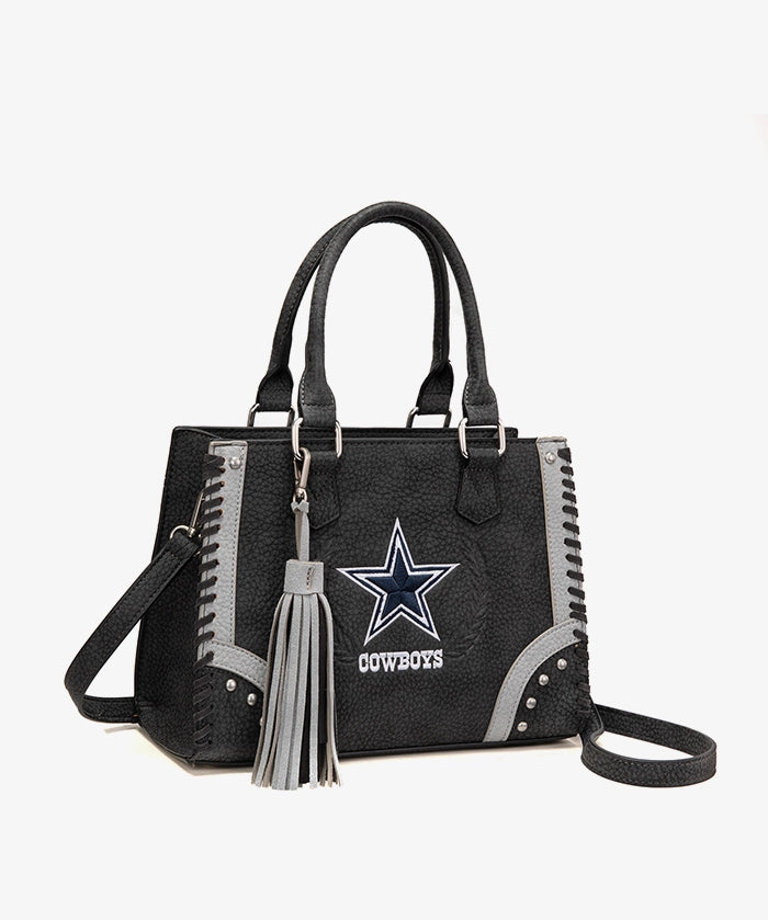 NFL Dallas Cowboys Whipstitch Fringe Tote Bag (Pre-Order)