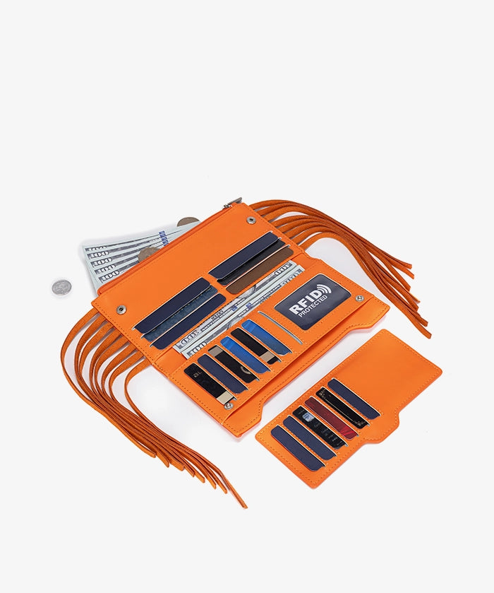 NFL Denver Broncos Fringe Wallet