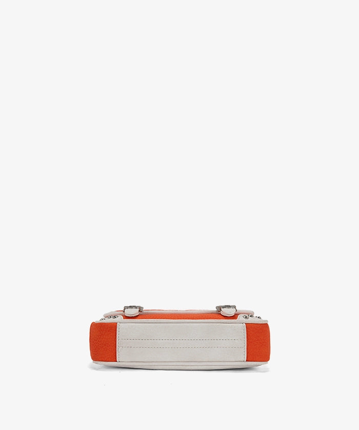 NFL Denver Broncos Western Braided Flap Crossbody Bag