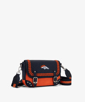 NFL Denver Broncos Western Braided Flap Crossbody Bag