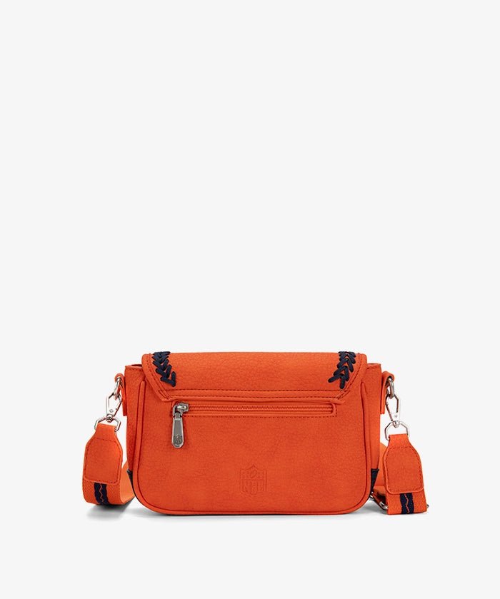 NFL Denver Broncos Western Braided Flap Crossbody Bag