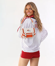 NFL Denver Broncos Western Braided Flap Crossbody Bag