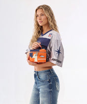 NFL Denver Broncos Western Canvas Crossbody Bag