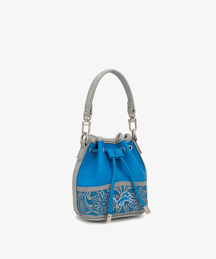 NFL Detroit Lions Floral Bucket Bag
