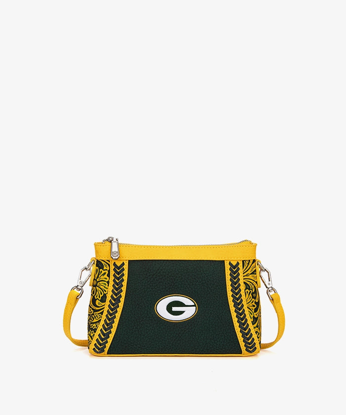 NFL Green Bay Packers Braided Crossbody Bag