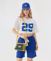 NFL Green Bay Packers Braided Crossbody Bag