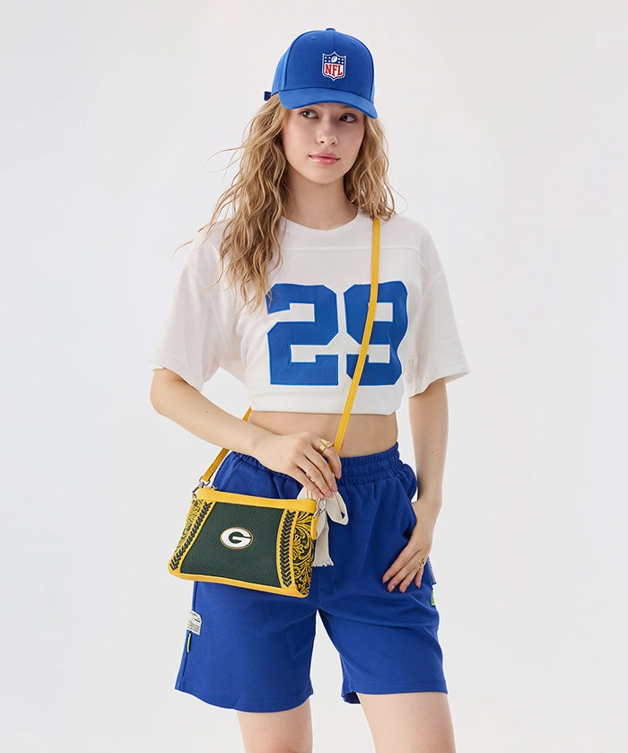 NFL Green Bay Packers Braided Crossbody Bag