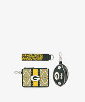 NFL Green Bay Packers Football Wristlet Set