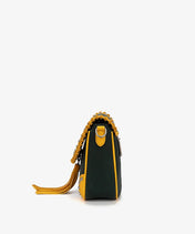 NFL Green Bay Packers Studded Fringe Flap Crossbody Bag