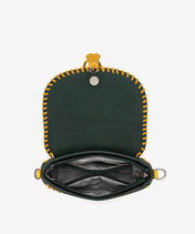 NFL Green Bay Packers Studded Fringe Flap Crossbody Bag