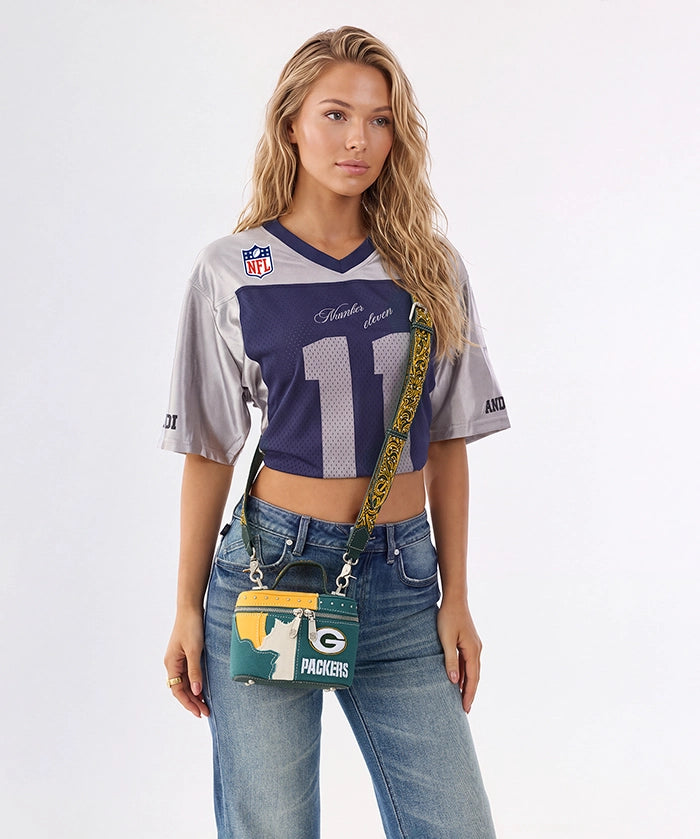 NFL Green Bay Packers Western Canvas Crossbody Bag