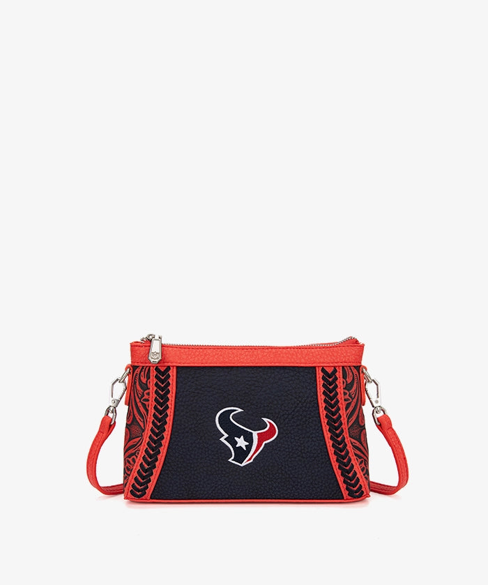 NFL Houston Texans Braided Crossbody Bag