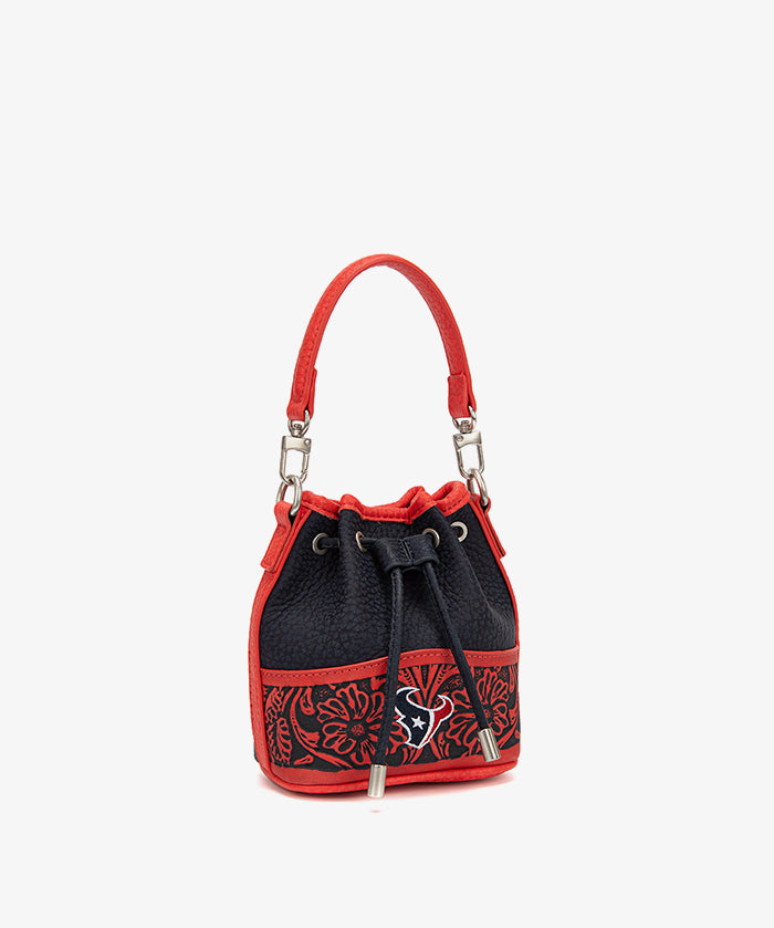 NFL Houston Texans Floral Bucket Bag
