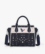 NFL Houston Texans Floral Tooled Tote Bag