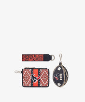 NFL Houston Texans Football Wristlet Set