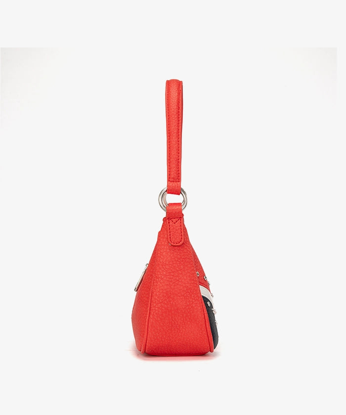 NFL Houston Texans Rivet Baguette Shoulder Bag