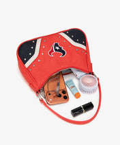 NFL Houston Texans Rivet Baguette Shoulder Bag