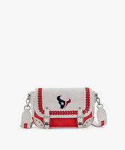 NFL Houston Texans Western Braided Flap Crossbody Bag